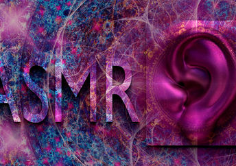 显示ASMR治疗声音的图像