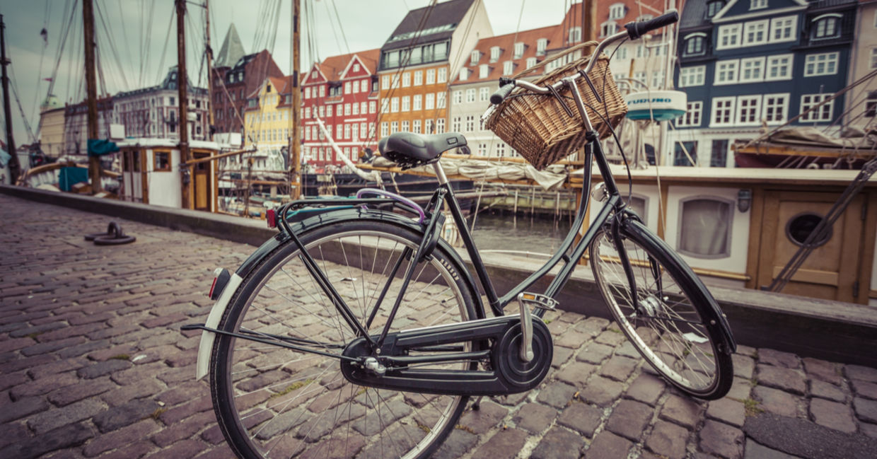 骑自行车是一个很好的斯堪的纳维亚习惯。