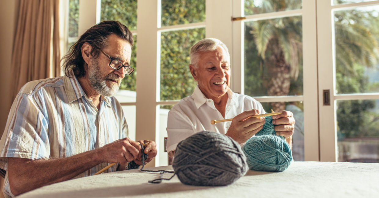 编织对老年人的大脑健康有好处。