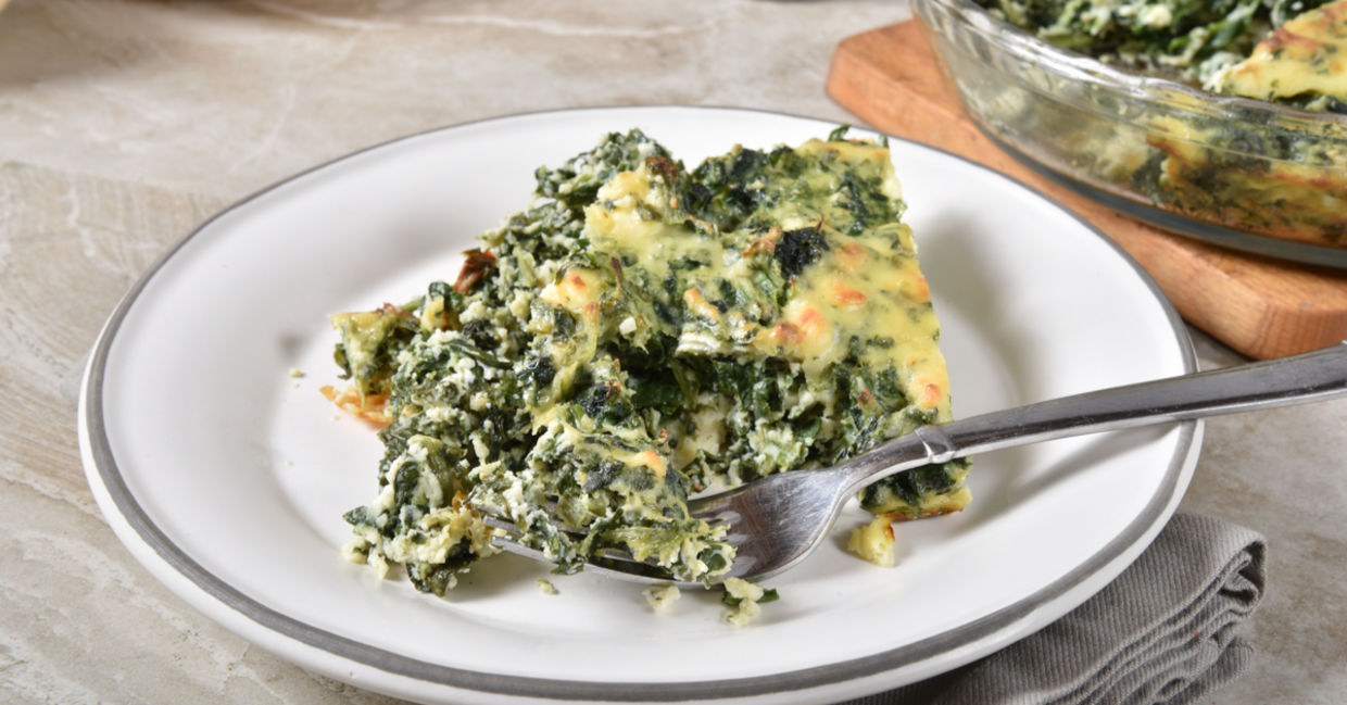 This hearty spinach quiche is perfect for Mother’s Day