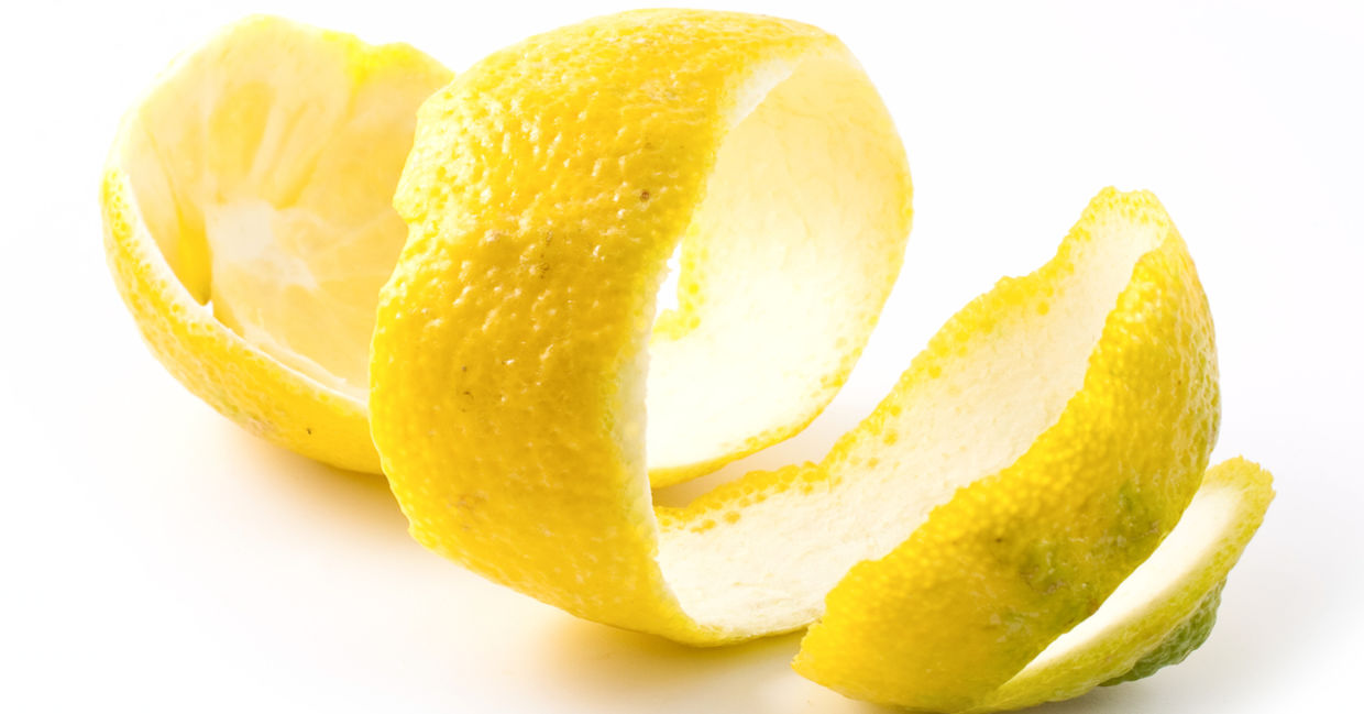 使用柠檬皮进行害虫控制。