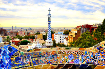由安东尼·高迪（Antoni Gaudi）在巴塞罗那的安东尼·高迪（Antoni Gaudi）设计